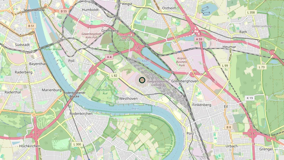 Karte von Köln-Ensen