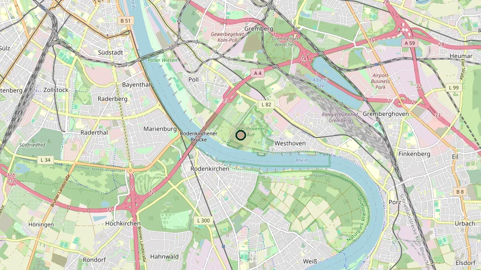 Karte von Köln-Finkenberg